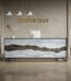 Bendis Marble LED Office Reception Desk