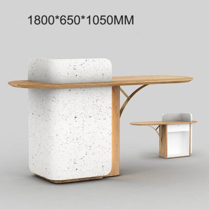 Reception Counter for Retail Stores with Lighting Accents