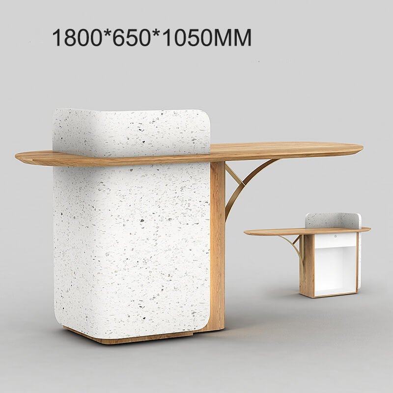Reception Counter for Retail Stores with Lighting Accents