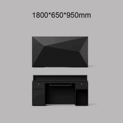 lack custom diamond reception desk for beauty salons