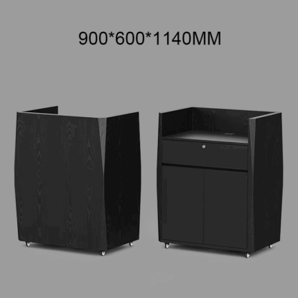reception desk with casters for luxury retail stores