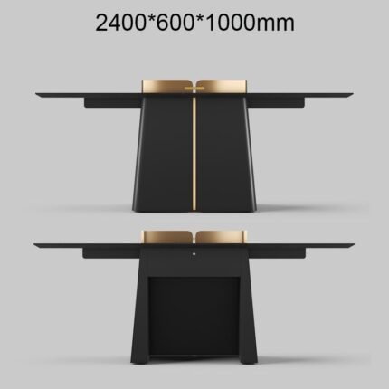 Reception Counter for Retail Stores with Black Finish