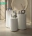 Modern White Half Round Reception Desk
