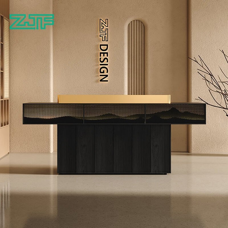 Reception Counter for Contemporary Nail Studios