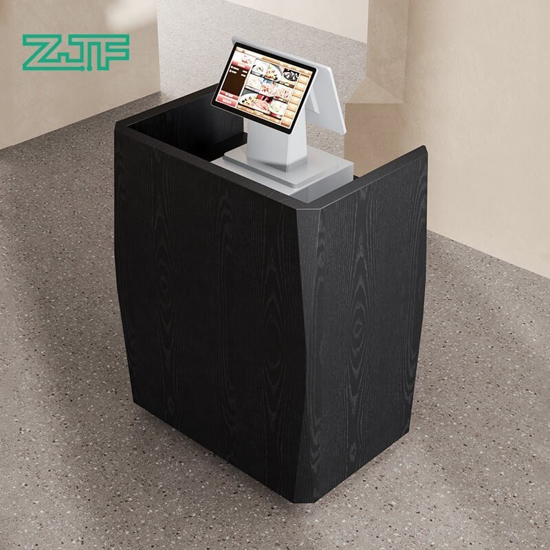 Small reception counter for compact spaces