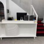 Salons Receptionist Storage Office Reception Table
