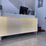 Salons Receptionist Storage Office Reception Table