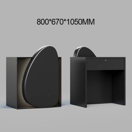 Modern Reception Desk with Cobble and LED for Hotels