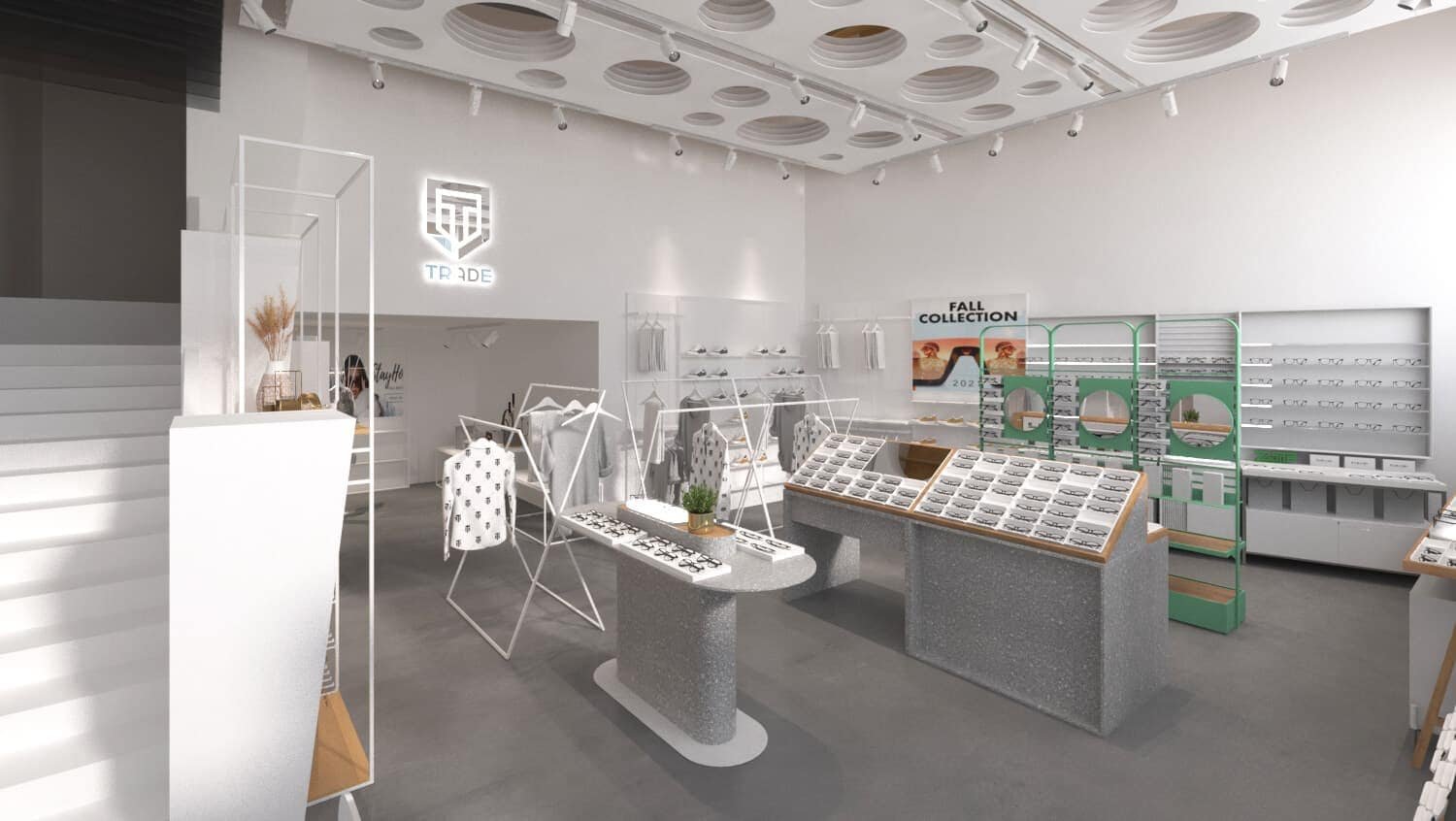 sunglasses store interior design